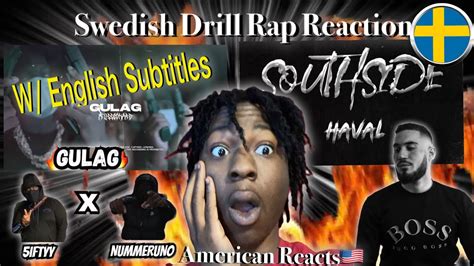 American Reacts To Swedish Drill Rap With English Subtitles Ft Haval