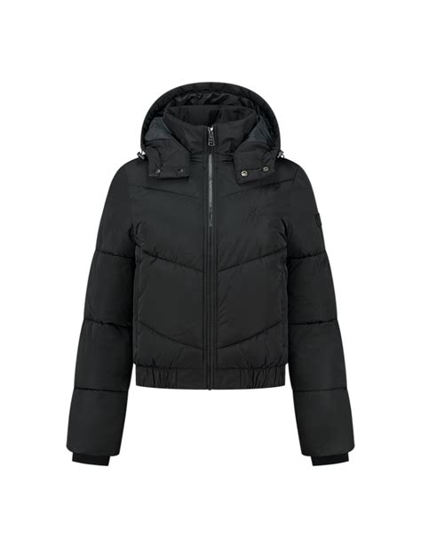 Malelions Women Signature Puffer Jacket Black Eddy S Eindhoven