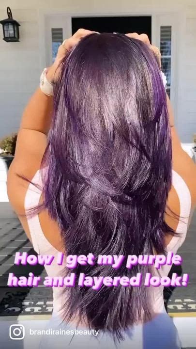 Tiktok · Brandi Raines Purple Hair Best Purple Hair Dye Hair Dye Colors