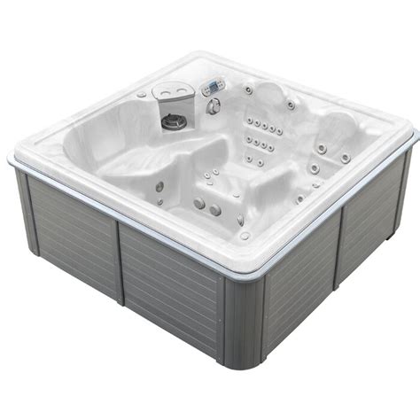 ThermoSpas Person Jet Hot Tub With LED Light And Ozone System Wayfair