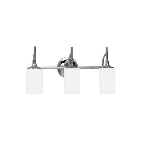 Sea Gull Lighting 22 3 Light Chrome Transitional Vanity Light At