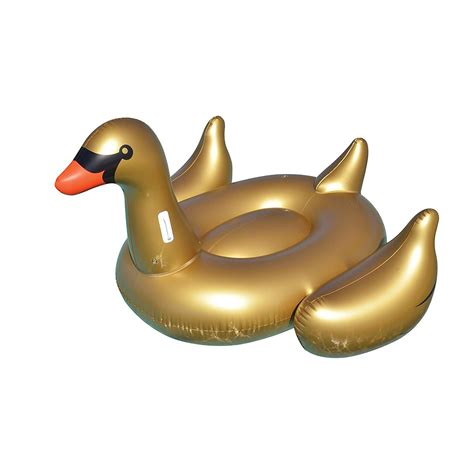 Golden Goose Ride On Pool Float Club Piscine Super Fitness