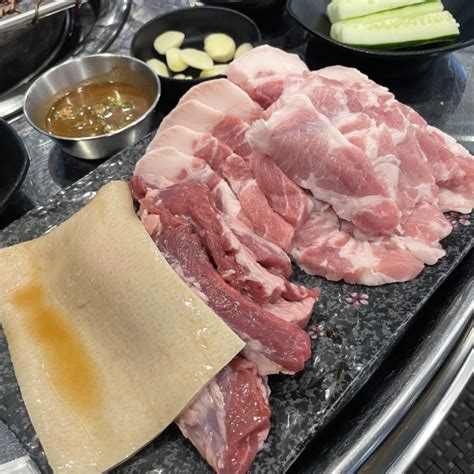 수완동 맛집 돈구이바람났네닭이랑 뒷고기 모듬 가성비 짱 네이버 블로그