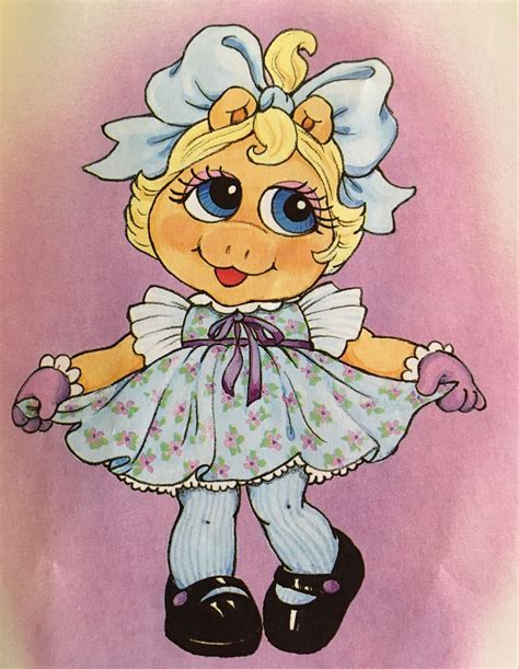 💟🧸💟 Muppet Babies Cute Art Styles Miss Piggy