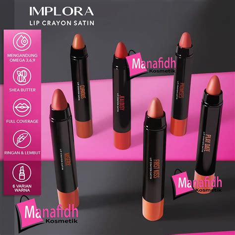 Jual Implora Lip C Satin L Lipstick L Lip Crayon Original Shopee