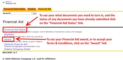 How To Find Your Financial Aid Tab Financial Aid