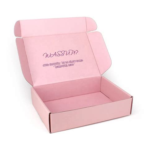 Customized Pink Holographic Mailer Subscription Boxes Guangzhou