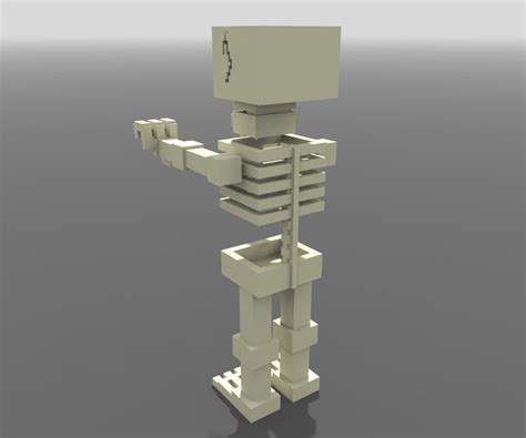 Voxel Skeleton 3d Model 5 Max Free3d