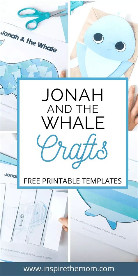 5 Jonah and the Whale Craft Ideas - Free Printable Templates | Whale ...