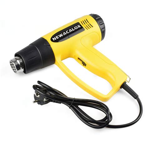 V EU Industrial Electric Hot Air Gun Thermoregulator Heat Guns Lcd Display Shrinkage Wrapping
