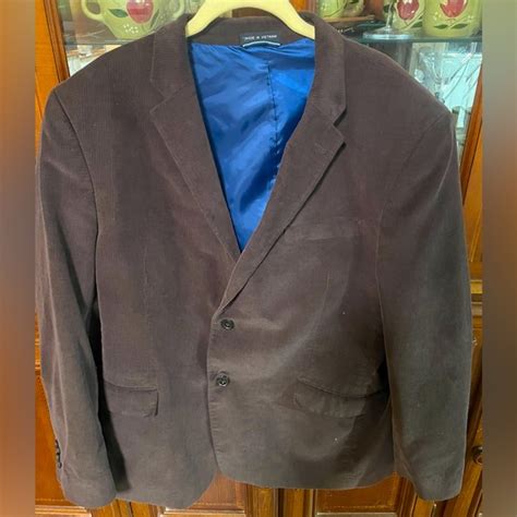 Tommy Hilfiger Suits And Blazers 46r Tommy Hilfiger Modern Fit Dark Brown Corduroy Sport Coat