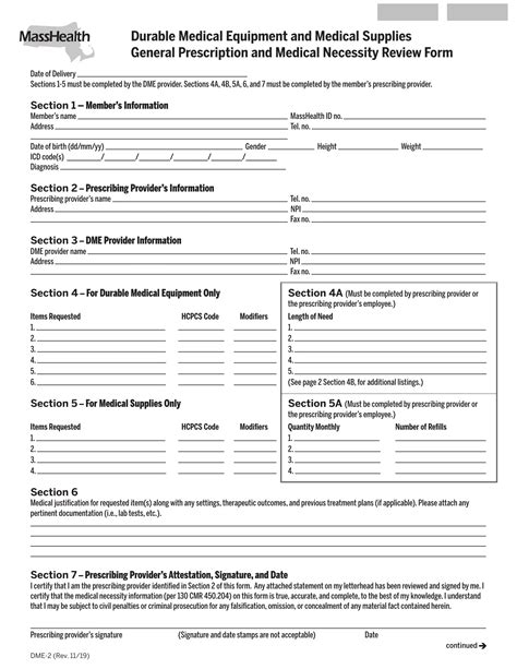 Dme Form Fill Out Printable PDF Forms Online