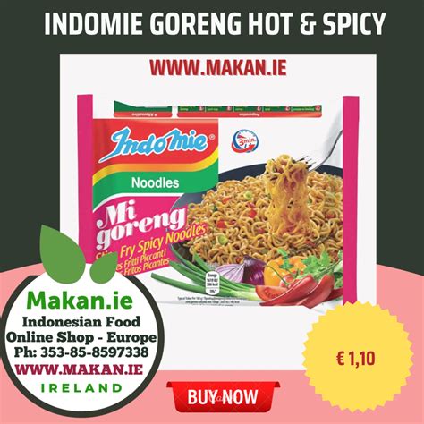 Indomie Goreng Hot Spicy Makan Indonesian Food