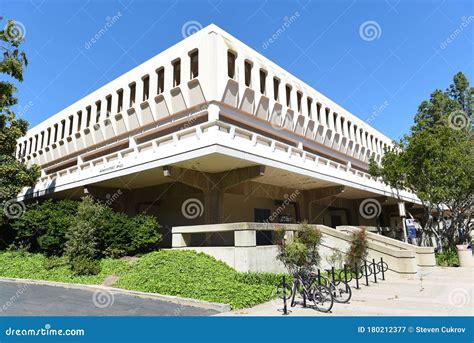 Irvine California 22 April 2020 Humanities Hall On The Campus Of