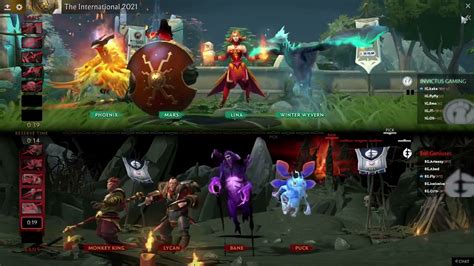 En Evil Geniuses Vs Invictus Gaming Dota 2 The International 2021