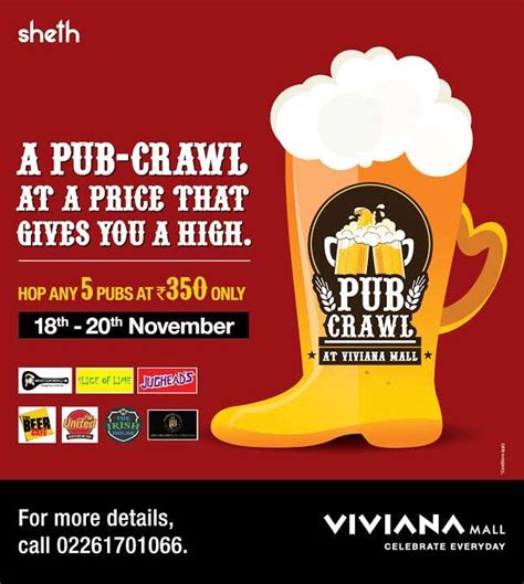 Pub Crawl Season 2 begins at Viviana Mall | Events in Mumbai | mallsmarket.com