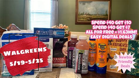 WALGREENS HAUL 5 19 5 25 ALL FREE MM NEWBIE FRIENDLY DEALS YouTube