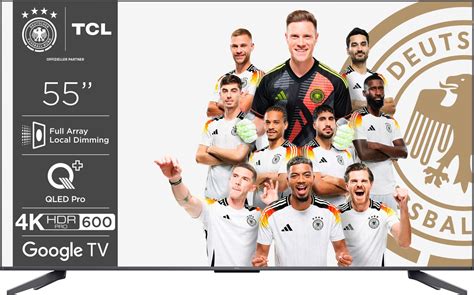 TCL 55T8B: 4K-Fernseher mit Quantenpunkt-Technologie