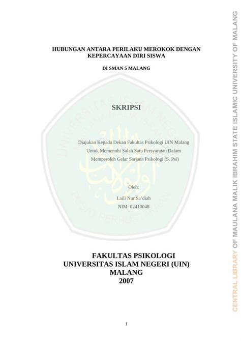 Pdf Skripsi Etheses Uin Malang Ac Idetheses Uin Malang Ac Id