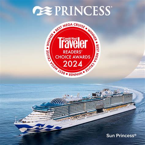 Princess Cruises Recognized With Condé Nast Travelers 2024 Readers