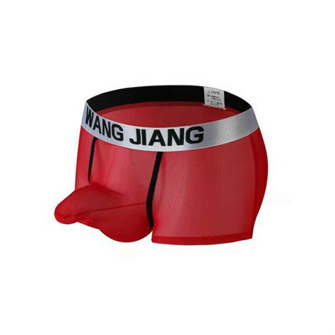 Mens Sexy Mesh Elephant Nose Pouch Boxer Briefs Underwear Bikini Trunks Shorts EBay