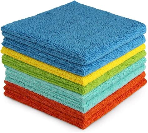 Aidea Microfibre Cloth Pack Of 8 Multifunctional Reusable Cleaning