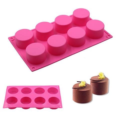 khuon silicon  loo hinh tru lam banh mousse shopee viet nam
