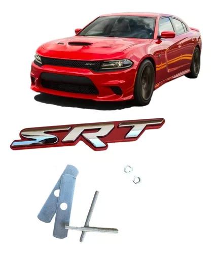 Emblema Srt Parrilla Challenger Charger Dodge Hellcat Demon Cuotas