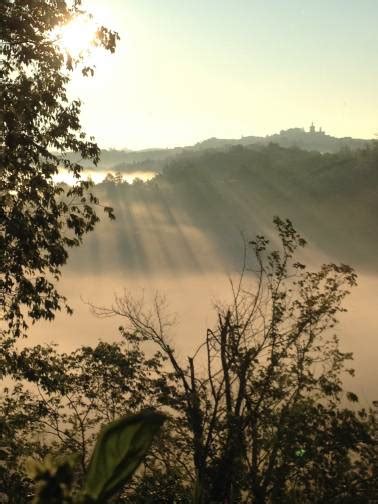 view from La Rocca Vineyards B&B