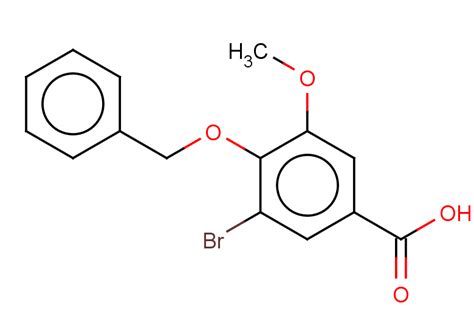 4 Benzyloxy 3 Bromo 5 Methoxybenzoic Acid Aromatic Rings Benzene