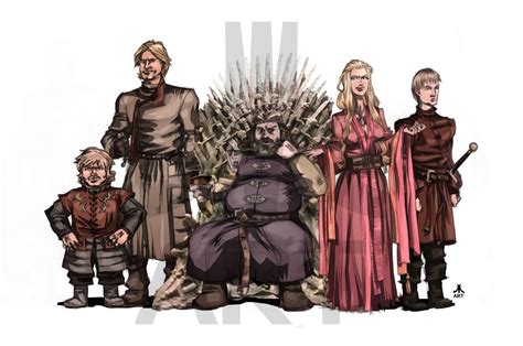 Lannister Family Fan Art | Lannister family, Gameofthrones, Art