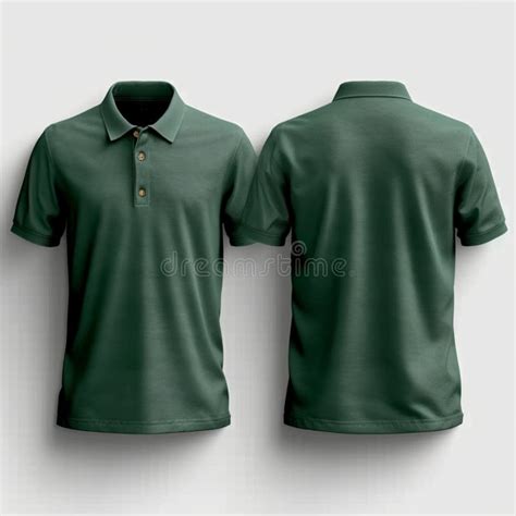 Dark Green Polo Shirt Stock Illustrations 69 Dark Green Polo Shirt