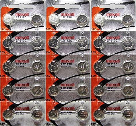 Genuine Maxell LR1130 Alkaline 1 5v Cell Button Battery X 30 Walmart