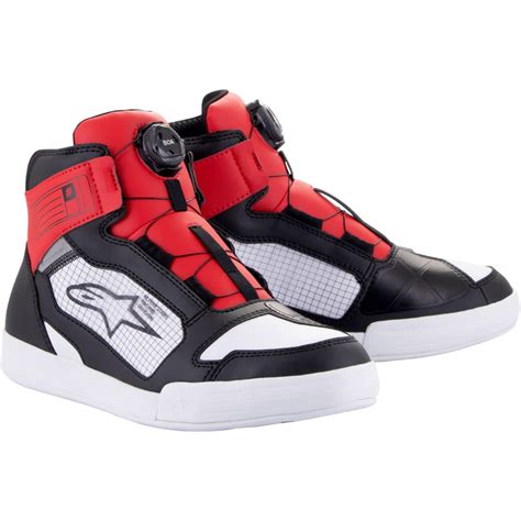 Jual Alpinestars Axiom Boa Waterproof Black White Red Shoes Shopee