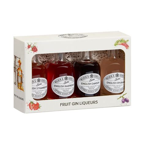 Miniature Fruit Gin Liqueurs Box Tiptree