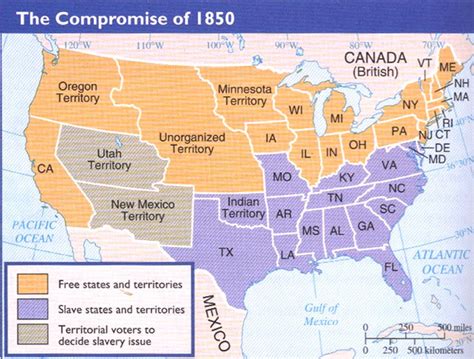 Compromise of 1850 Timeline | Timetoast timelines