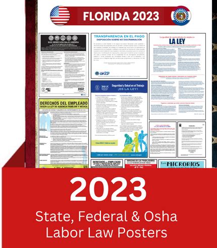 Florida State and Federal Labor Law Digital Poster 2023