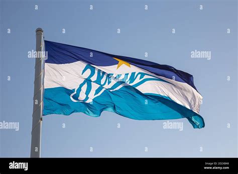 The huge flag of ZENIT FOOTBALL CLUB Stock Photo - Alamy