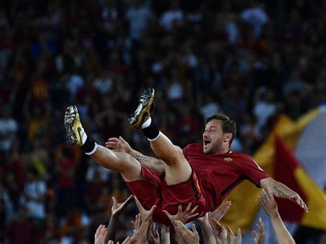 Francesco Totti Farewell Pictures Video Stats Daily Telegraph