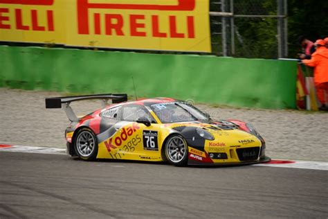 Blancpain Gt Series Porsche Gt R Racing At Monza Editorial Photo