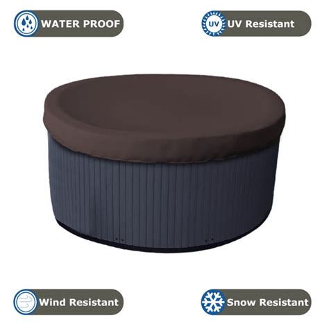 Covers All HeavyDuty Multipurpose Outdoor Round Hot Tub Cover UV Resistant Waterproof Spa