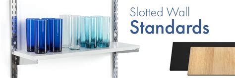 Slotted Wall Standard Shelving Systems Economy Shelf Fixtures