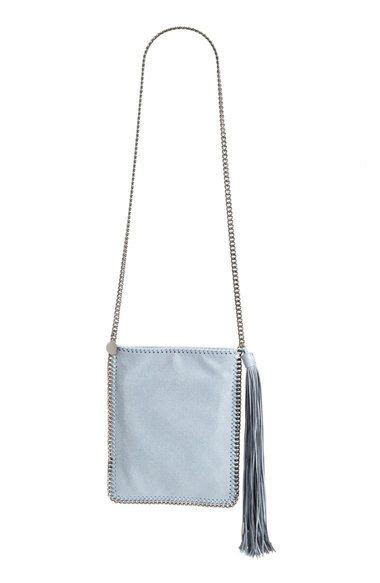 Stella Mccartney Falabella Faux Leather Shoulder Bag In Duck Blue