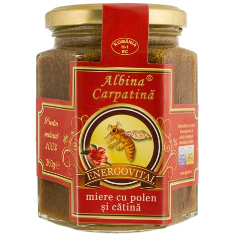 Albina Carpatina Supliment Alimentar Energo Vital Miere Cu Polen Si