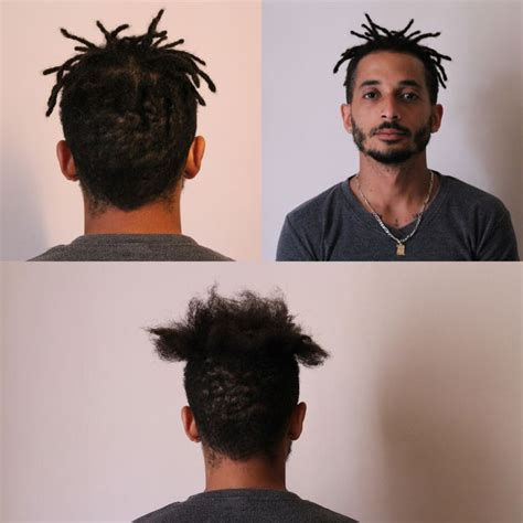 Before and after la création #inspiration #dreads #dreadlocks Instagram ...