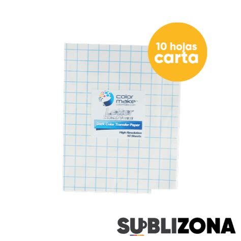 Papel Transfer Para Telas Oscuras Todo Para Sublimar Sublizona Morelia