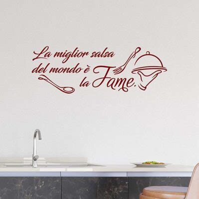 Scritte Adesive Da Muro Per Cucina Stickers Murali Per Decorare