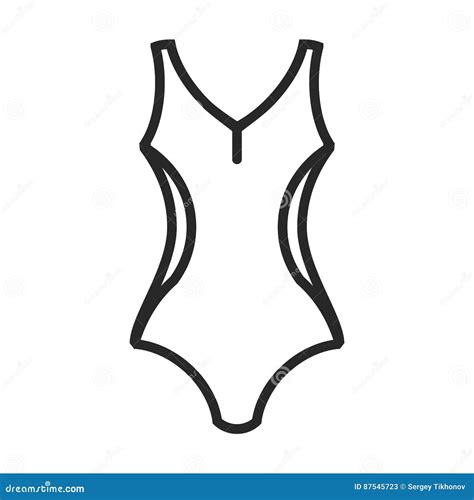 Icône De Vecteur De Maillot De Bain Illustration de Vecteur Illustration du pantalon bikini