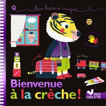 Bienvenue à la crèche livre animé Mon histoire imagier cartonné