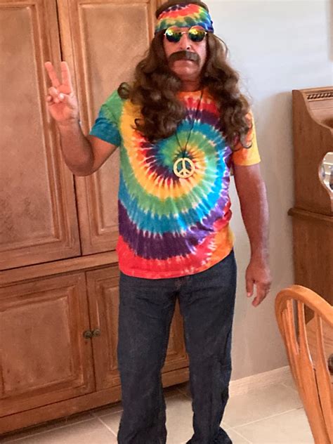 Mo Finance California Costumes Hippie Man Wig And Mustache Buy